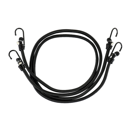Sznur M-Tac Elastyczny Z Haczykami Black (2 szt.)
