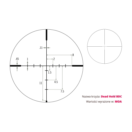 Luneta celownicza Vortex Crossfire II 4-16x50 30 mm AO BDC