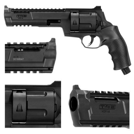 Rewolwer na kule gumowe RAM Umarex T4E HDR 68 kal. .68 CO2