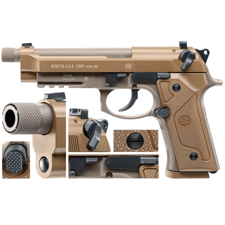 Replika pistolet ASG Beretta M9A3 FM 6 mm brązowy