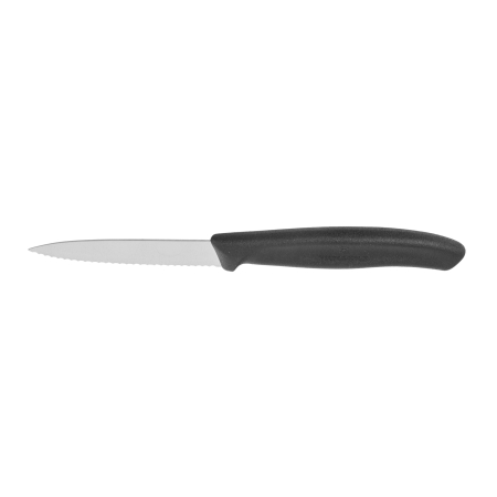Nóż do jarzyn Victorinox 6.7633 ząbkowany, czarny