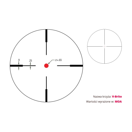 Luneta celownicza Vortex Crossfire II 3-9x40 1'' V-Brite