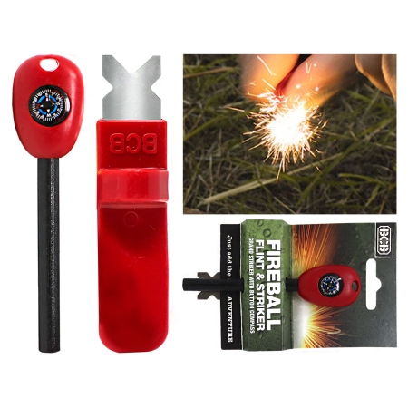 Krzesiwo BCB Fireball Grand z kompasem