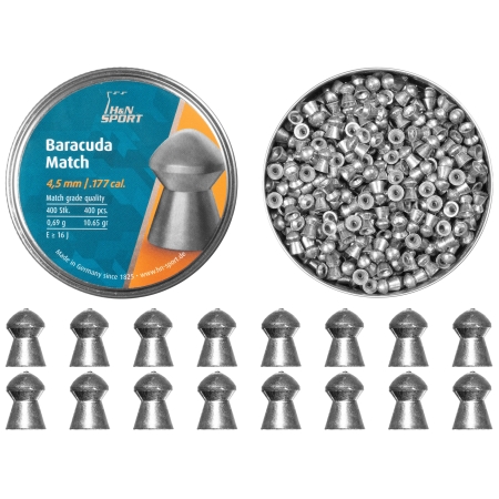 Śrut diabolo H&N Baracuda Match 4,52 mm 400 szt.