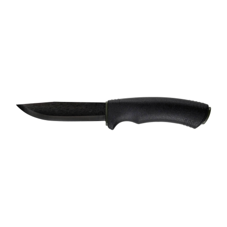 Nóż Morakniv Bushcraft czarny bez ząbków stal węglowa