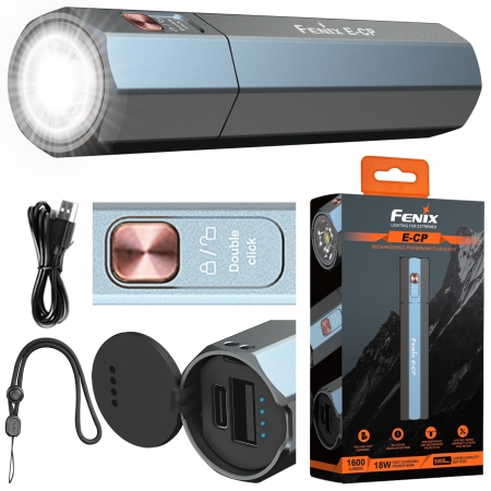 Latarka LED Fenix E-CP niebieska