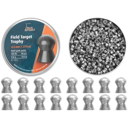Śrut diabolo H&N Field Target Trophy 4,52mm 500szt