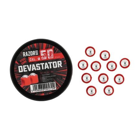 Kule metalowe RazorGun Steel Core Devastator kal. .50 / 60 szt. do Umarex HDR50