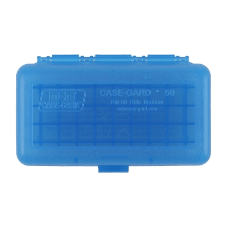 Pudełko na amunicję kulową MTM RM-50-24 308win 50szt. Niebieskie