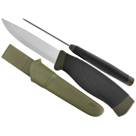 Nóż Morakniv Companion MG Heavy Duty oliwkowy stal węglowa