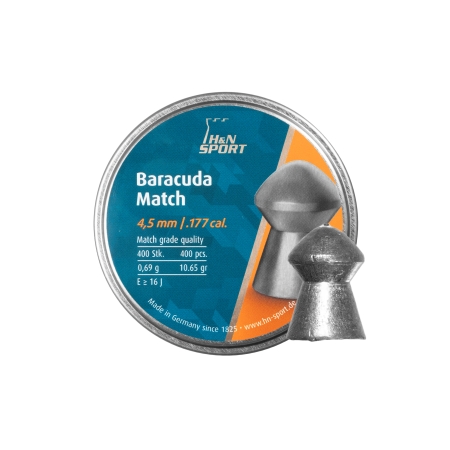 Śrut diabolo H&N Baracuda Match 4,5 mm 400 szt.