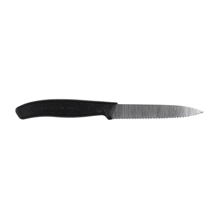 Nóż do obierania Victorinox 6.7733 ząbkowany, czarny