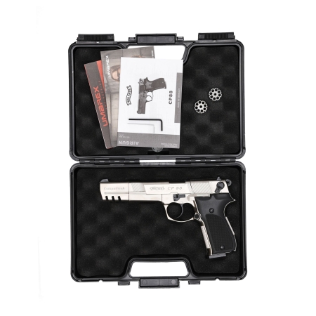 Pistolet wiatrówka Walther CP88 Competition nikiel 4,5 mm diabolo CO2