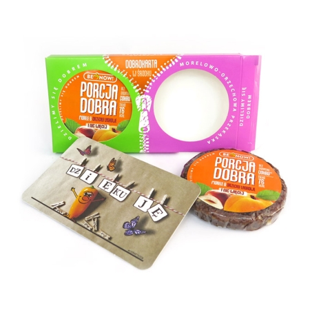 Dwupak Porcja Dobra przekąska morelowo-orzechowa 50g