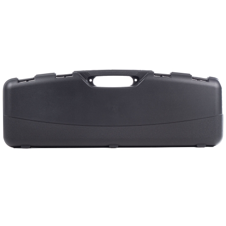 Kufer na strzelbę Megaline 82x25x8 cm czarny z klamrami gąbka z aksamitem