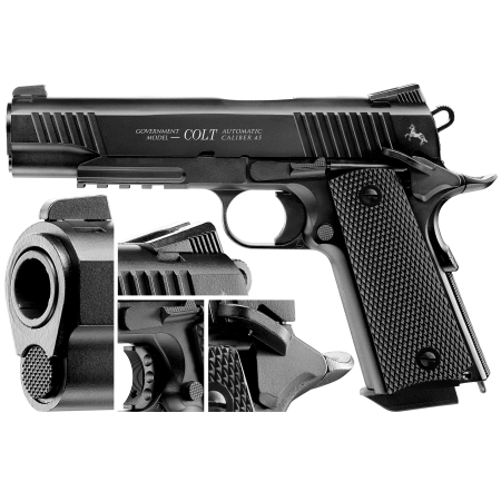 Pistolet wiatrówka Colt M45 CQBP czarny 4,5 mm BB CO2