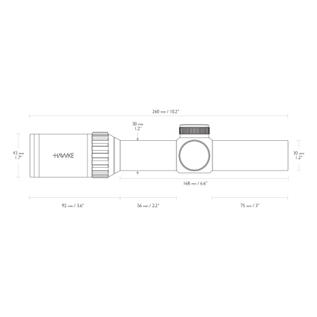 Luneta celownicza Hawke Vantage 30 WA FD 1-4x24