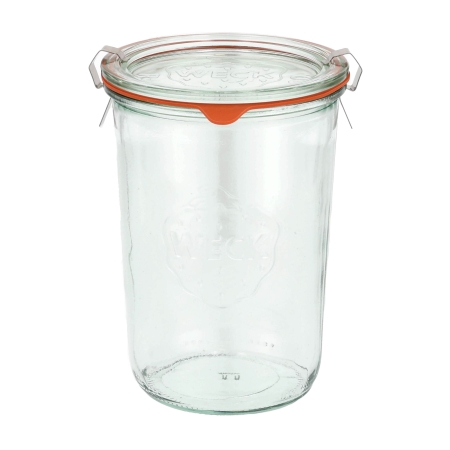 Słoik Weck Mold z pokrywką, uszczelką i 2 zapinkami 850 ml, 6 szt