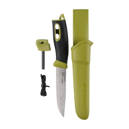 Nóż Morakniv Companion Spark zielony stal nierdzewna