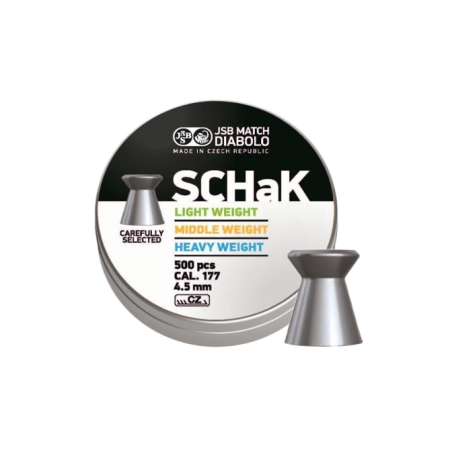 Śrut diabolo JSB Schak 500 LP 4,49/500 0,535 g