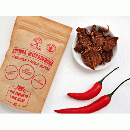 Wieprzowina suszona Toba habanero 30 g