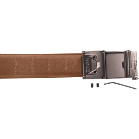 Pas strzelecki Kore Essentials Leather Gun Belt X2 tan