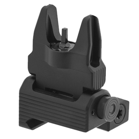Przeziernik muszka składana Leapers UTG Accu-Sync Spring-loaded AR15 przednia, czarna