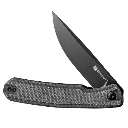 Nóż składany Sencut Scitus S21042-3 dark green canvas micarta