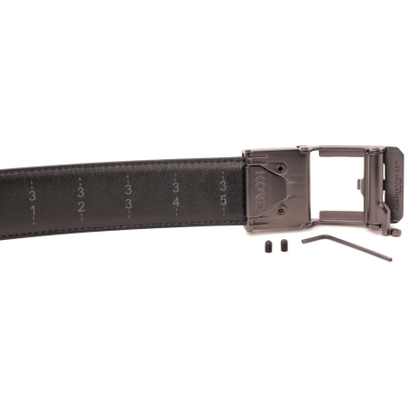 Pas strzelecki Kore Essentials Leather Gun Belt X3 brązowy