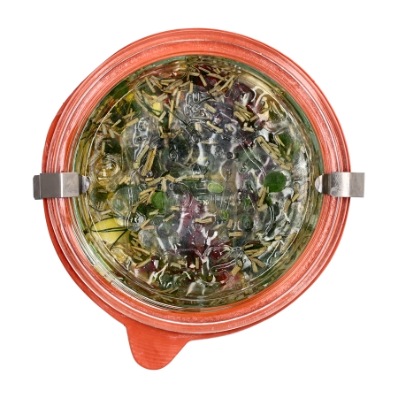 Słoik Weck Mold z pokrywką, uszczelką i 2 zapinkami 580 ml, 6 szt
