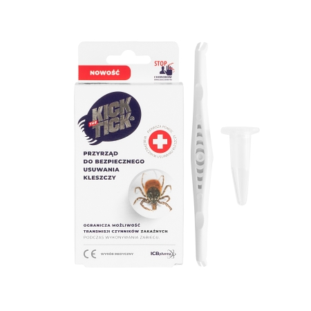 Przyrząd do bezpiecznego usuwania kleszczy Kick The Tick