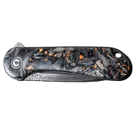Nóż składany Civivi Elementum C907C-DS3 shredded carbon / copper