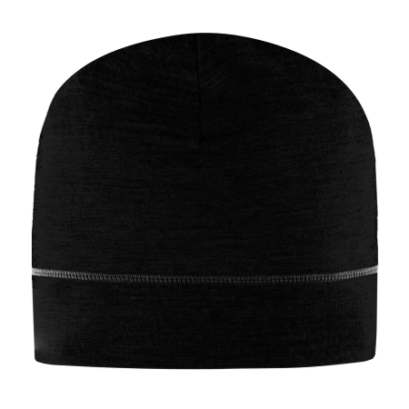 Czapka unisex BUFF Merino Beanie Solid czarna
