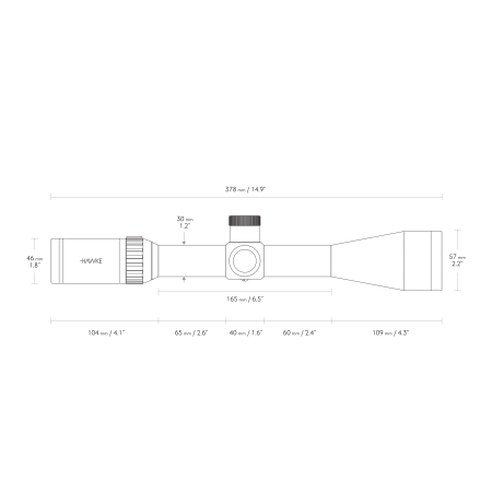 Luneta celownicza Hawke Vantage 30 WA FFP 6-24x50 IR SF Half Mil Dot