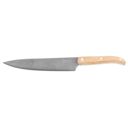 Komplet noży Laguiole Oak wood Stonewash z blokiem magnetycznym