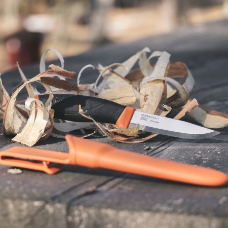 Nóż Morakniv Companion ciemno pomarańczowy stal nierdzewna