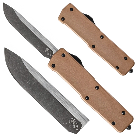 Nóż OTF Templar Knife Large Aluminium Anodized Bronze Drop Black