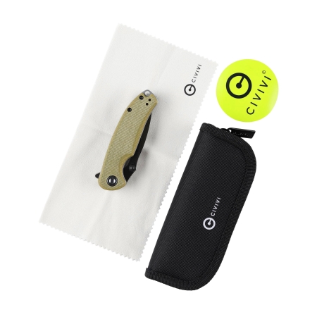 Nóż składany Civivi Pintail C2020B olive micarta