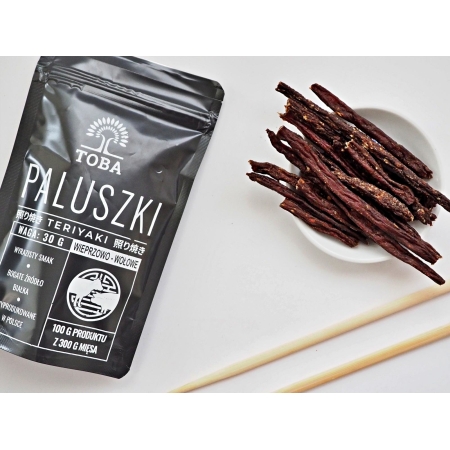 Paluszki wieprzowo-wołowe Toba teriyaki 30 g