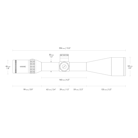 Luneta celownicza Hawke SideWinder 30 8-32X56 SR Pro Gen II