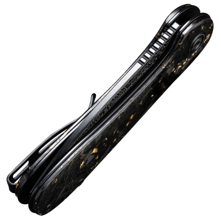 Nóż składany Civivi Elementum C907C-DS1 shredded carbon fiber / golden  black