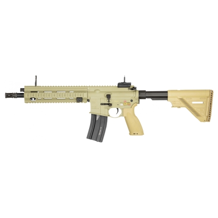 Replika karabinek ASG H&K Heckler&Koch HK416 A5 Sportsline 6 mm full-auto piaskowy