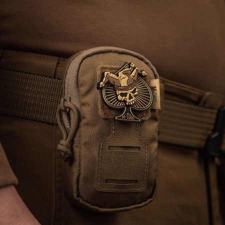 Naszywka Patch M-Tac Ace of Spades 3D PCV coyote