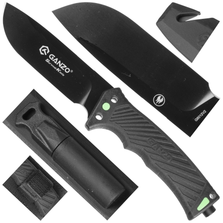 Nóż o stałej klindze Ganzo G8012V2-BK