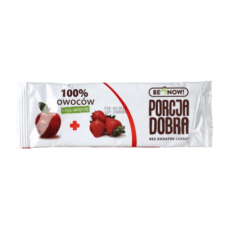 Kostka Porcja Dobra z niespodzianką jabłkowo-truskawkowa