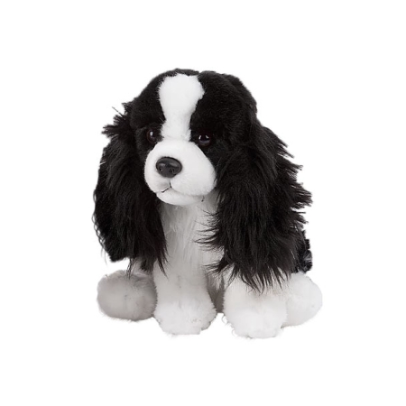 Maskotka Cavalier-King-Charles Nature De Brenne 32 cm czarno-biały