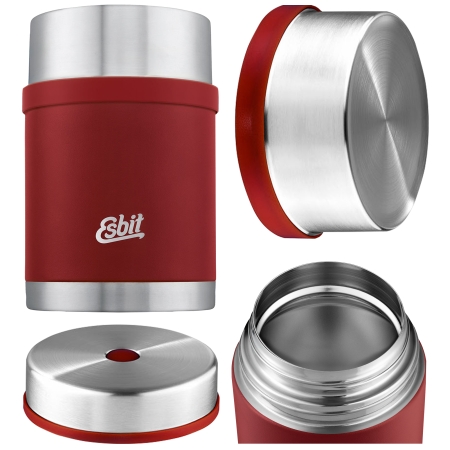 Termos Esbit Food Jug Sculptor 0,75 l burgund