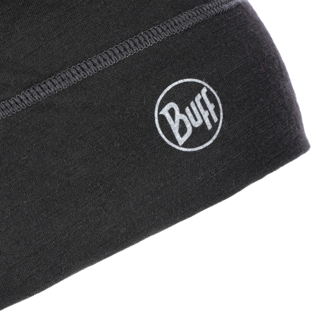 Czapka unisex BUFF Merino Beanie Solid czarna
