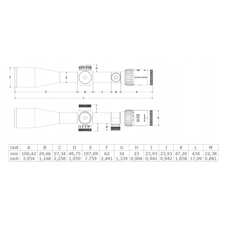 Luneta celownicza Schmidt&Bender PM II High Power LP 5-45x56 czarna