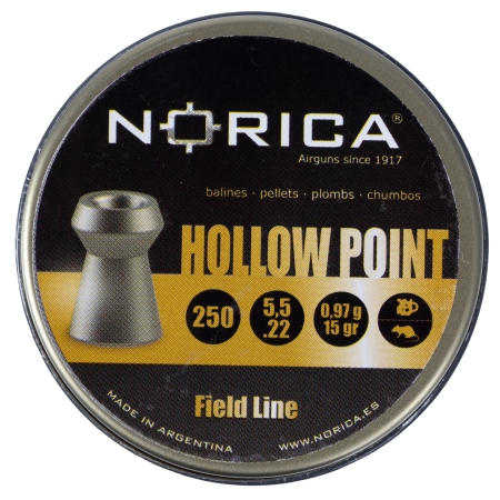 Śrut Norica Hollow Point 5,5 mm 250 szt.